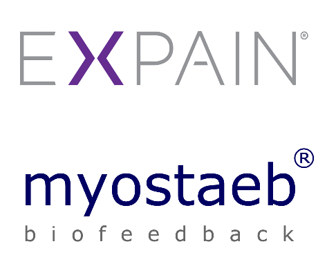 Logos myostaeb biofeedback und EXPAIN